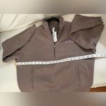 NWT  Les Sports Bandier 1/2 Zip Sweatshirt Iron/Regal Orchid Size XS Photo 7