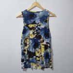 BCX blue + yellow tank top women’s size medium Photo 1