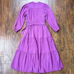 Xirena • Wrenn Dress midi tiered Heliotrope purple cotton gauze boho peasant Size XS Photo 7