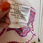 Knit Mix Pink Zigzag Knit Short Sleeve Sweater Retro Mod Preppy Top L Purple Size L Photo 5