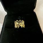 Ladies Stainless Steel Rose Gold Color Adjustable Toe Ring Photo 0