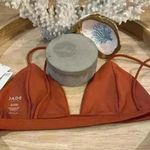 Jade Swim Perfect Match Bikini Top ~ Terracotta ~ M ~ NWT! Size M Photo 3