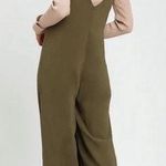 Lulus NWT Lulu’s Llewyn Culotte Button Front Jumpsuit | Olive Green | Medium Photo 1