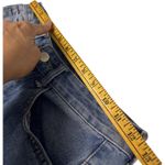 SheIn  Juniors Distressed Jeans Size XS High Rise Ripped Denim Blue Cotton Blend‎ Photo 7