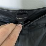 River Island  Black Faux Leather Pants Sz 12 Photo 6