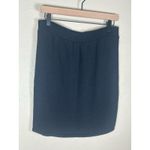 St. John Collection Skirt Size 8 Black Santana Knit Straight Pencil TINY FLAW Photo 1