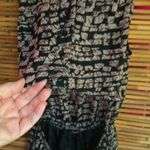 Maude  M Black Tan Open Back Mini Dress Photo 2