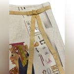 Lucy | Egyptian Print Sequin Skirt Red Photo 4