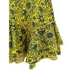 Derek Lam Derek‎ Lam 10 Crosby Tired Asymmetrical Floral Mini Skirt in Yellow Blue Size 4 Photo 4