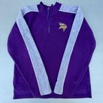 NFL Vintage Minnesota Vikings Purple Fleece Sweater Photo 2