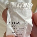 Vintage Bellambra Italy White Lace Bell Sleeve 100% Silk Blouse Top Womens M y2k Size M Photo 8