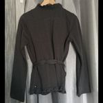 NWOT LA Kitty Grey Tie Waist Ruffled Jacket Gray Size undefined Photo 3