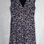 CHAPS  Sleeveless Vneck Abstract Spatter‎ Jersey Dress Size XL Photo 9