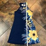 Noracora Women’s Floral Blue Dress Yellow Flowers Size Small Photo 6