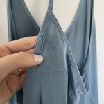 Lululemon gray blue v-neck t-back size 8 workout athleisure unlined lightweight Photo 5