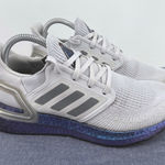 Adidas  Ultraboost 20 Running Shoes Women 8 White Purple Iridescent NO INSOLES Photo 0