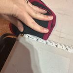 Lululemon Speed Short Black Poppy Petals Berry Rumble Trim Size 6 Photo 5