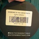 White Fox Fern Green Cargo Pants Size Medium NEW NWT Someone To You Photo 6