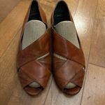 Cole Haan Vintage  Leather open toe slip on shoe sandal brown size 8 Photo 1