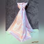 Juicy Couture Pink Monogram Square Scarf NWT Photo 2