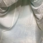 Cristina Love Rhinestone Mixed Pattern Country Teal Midi Dress Size Medium Blue Photo 8