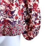 Saylor  floral cotton blend long‎ sleeves blouse size S Photo 8