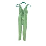 Free People Free Throw Onesie Jumpsuit Ribbed Seamless Green Size Large Photo 7