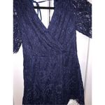 Trixxi Blue lace romper size medium Photo 1