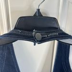 Pilcro NEW  Anthro Denim Halter V-neck Open-Back Mini Dress women’s size Xl Photo 8