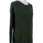 Westport Dressbarn Sweater Asymmetrical Hem Olive Green Women’s Size Medium Photo 1