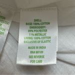 Lilly Pulitzer YARA SKIRT SET MERMAID TAIL METALLIC EYELET Sand Bar Cotton Sz 14 Photo 13