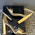 Sam Edelman NEW Gold Yaro Block Women's Heels Photo 2