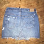 American Eagle  2 distressed, raw hem denim skirt Photo 3