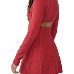 Free People Small World Mini Sweater Dress in Rosemont NWOT Photo 8