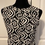 Enfocus Studio sleeveless black & white dress Small Photo 7