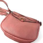 Chloé Chloe Elsie Crossbody – Pink Grained Leather with Gold Turn-Lock Photo 7
