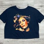 Disco Cher Boxy Crop Top Size Small Women’s Black Photo 4