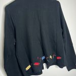 Vintage Michael Simon Colorful Embroidered Salsa Dancing Button Cardigan Size M Photo 5