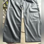 Princess Polly  Dempsey Faux Leather High Waisted Pants in Black - Size 12 NWT Photo 10