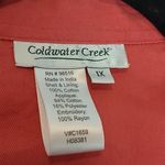 Coldwater Creek MESH COLORFUL ART TO WEAR BOHO LEAF NEON JACKET 1X Photo 12