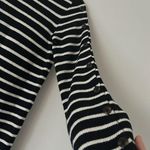 Madewell  Button Sleeve Striped Merino Wool Sweater Dress Size XXS Preppy Photo 11