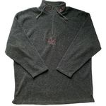Victoria's Secret Vintage Victoria’s Secret Country Gray Quarter Zip Fleece Sweater L Photo 0