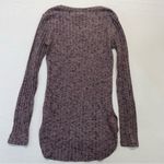 Rue 21 Ribbed V-neck T-shirt Size XS heather purple plum long sleeve tee Photo 2