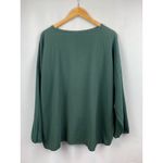 Oh My Gauze Womens Loose Fit Long Sleeve 100% Cotton Top Green Size undefined Photo 1