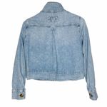 Loft Denim Utility Jacket in Light Indigo Wash Size Small Photo 2