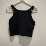 PINK - Victoria's Secret VS PINK Black ribbed crop tank top Photo 2