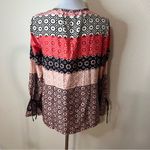 Derek Lam  10 Crosby silk boho peasant long sleeve Carnation blouse 6 Photo 8