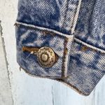 Vintage Cropped Embroidered Denim Jacket Southwestern Boho Medium Blue Photo 6