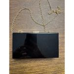 Circus by Sam Edelman Circus Sam Edelmand Black Gold Star Celestial Acrylic Hard Shell Clutch Purse Photo 2