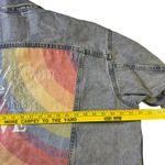 Levi's  Premium Pride LGBTQ+ Rainbow Denim Jean‎ Jacket XXL Distressed Photo 8